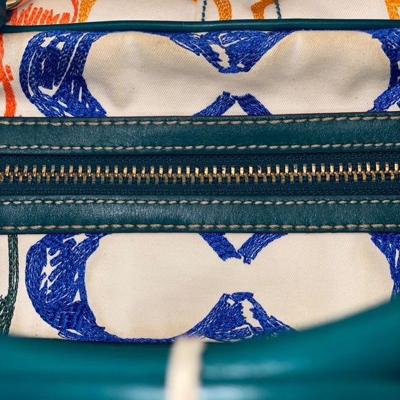 COPY - AUTHENTIC COACH Scribble Colorful Multicolored Bag - Picture 4 of 13